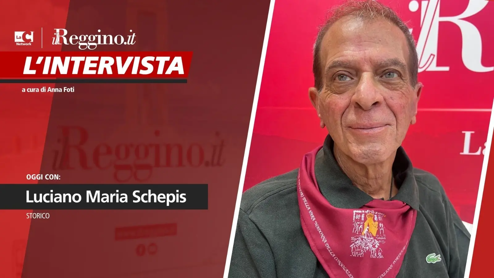 A TU PER TU | Luciano Maria Schepis: «La processione della Madonna della Consolazione è l'unica tradizione che la città di Reggio conserva da oltre 500 anni» - VIDEO