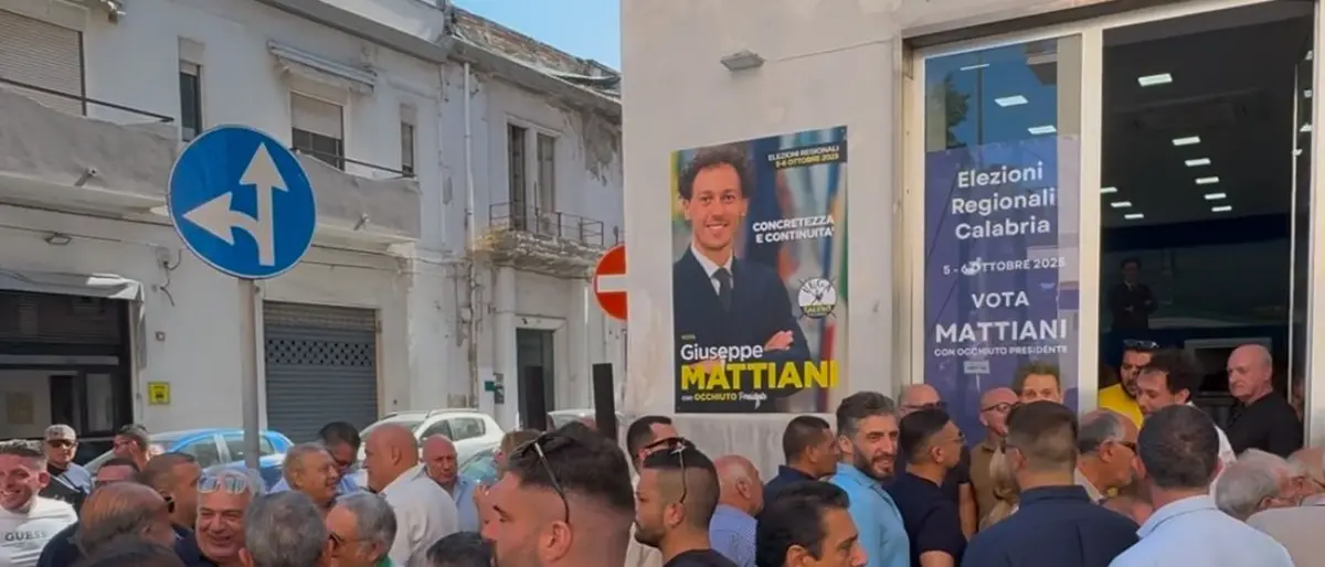 Regionali Calabria, aperta la segreteria di Giuseppe Mattiani