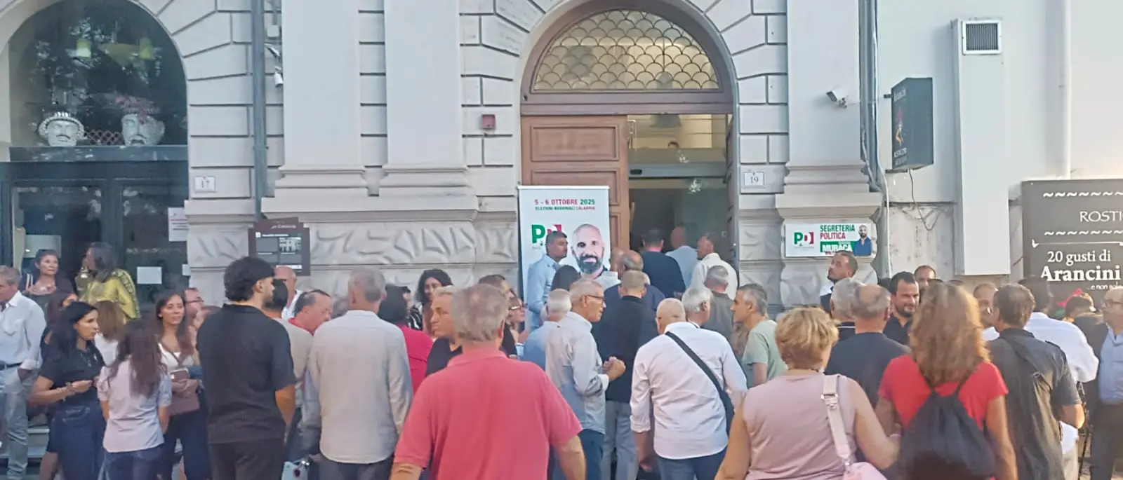 Inaugurata la nuova segreteria di Giovanni Muraca: presenti Irto e Panetta