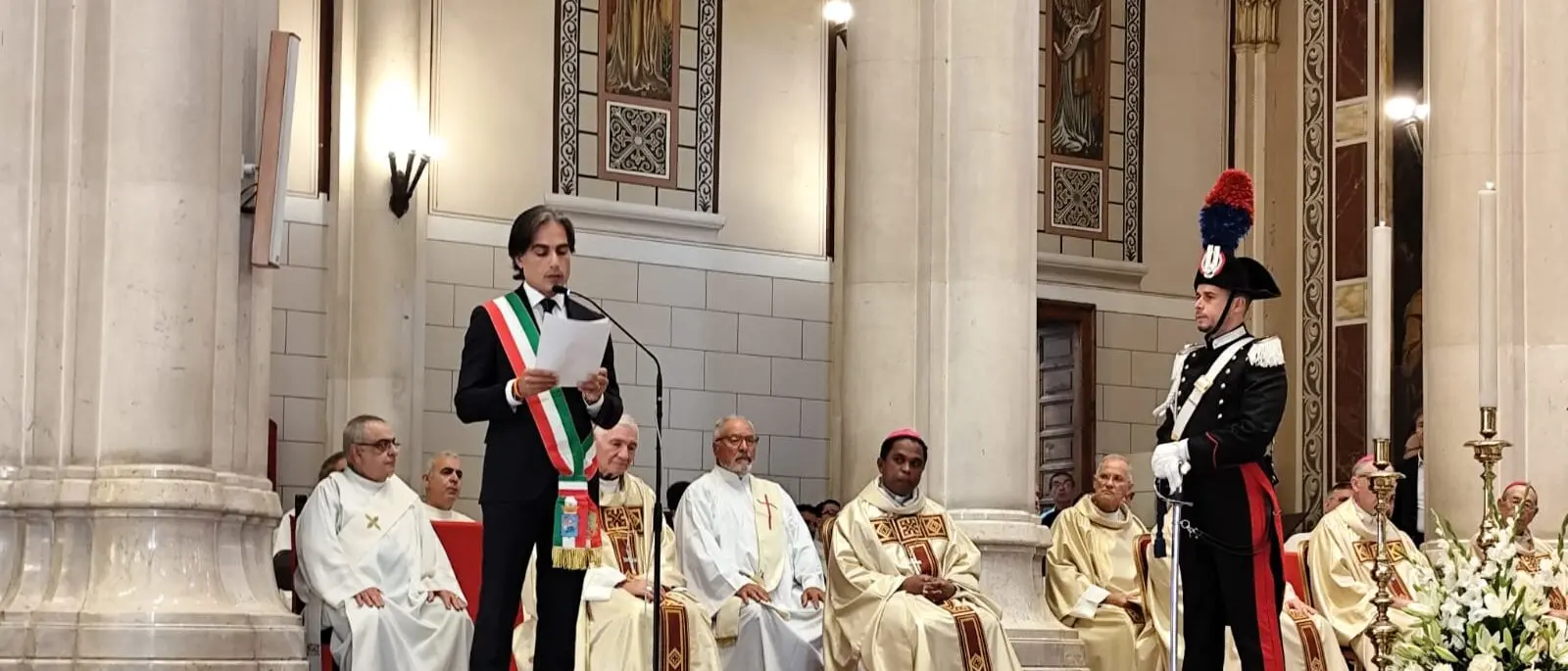 Reggio Calabria, l’ultimo cero votivo di Falcomatà: «Mai cedere a compromessi» - FOTOGALLERY