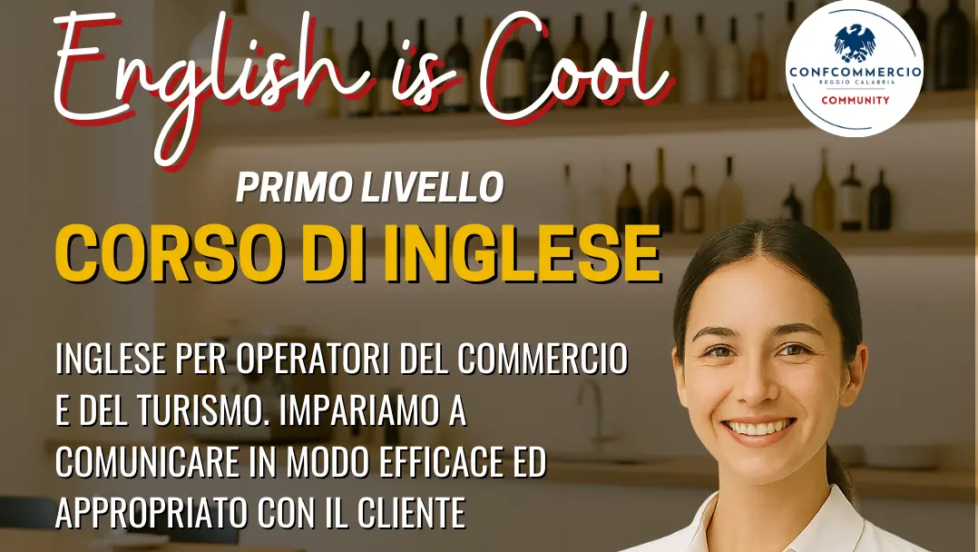 Reggio, “English is Cool”: torna la formazione di Confcommercio per imprenditori e dipendenti