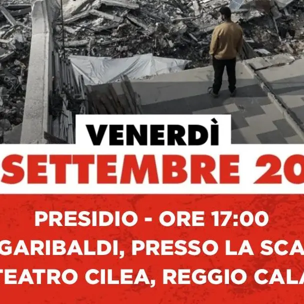 Cgil Calabria indice scioperi e mobilitazioni per Gaza, appuntamento a Reggio Calabria