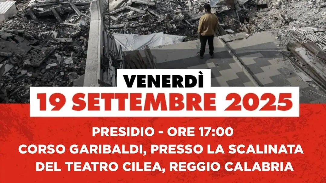 Cgil Calabria indice scioperi e mobilitazioni per Gaza, appuntamento a Reggio Calabria