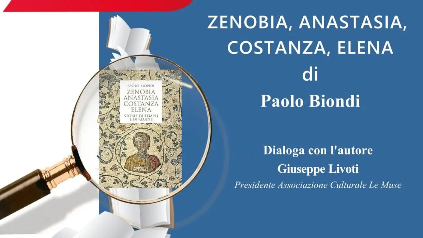 Lo scrittore Paolo Biondi a Reggio con le sue storie di templi e di regine