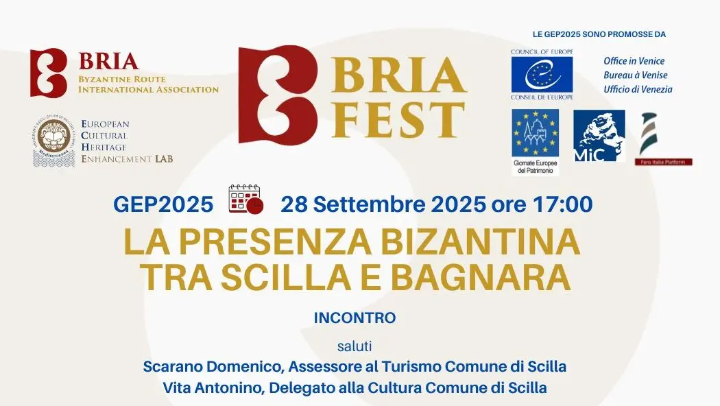 Scilla celebra le Giornate Europee del Patrimonio: al Castello Ruffo l’incontro sulla presenza bizantina tra Scilla e Bagnara