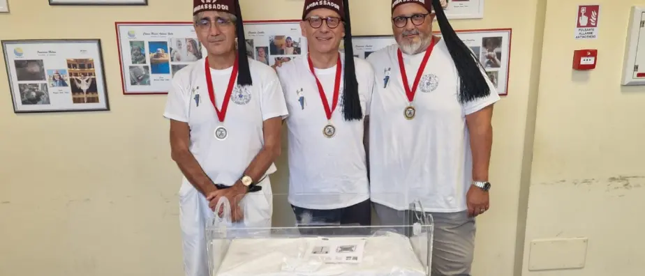 L'Emirat Shrine Rhegion dona una culla al Gom di Reggio