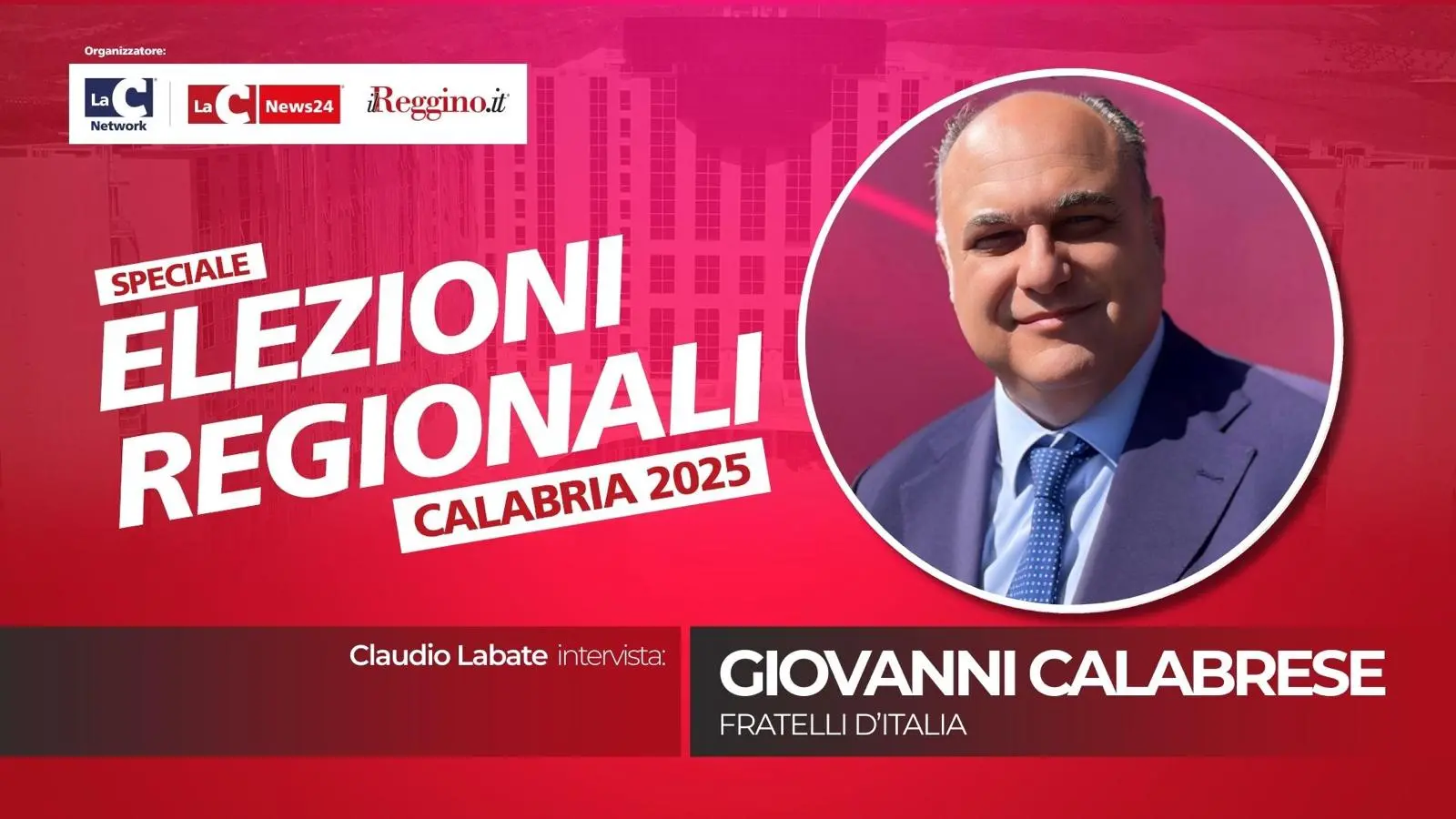 SPECIALE REGIONALI ’25 | Calabrese: «Con Occhiuto per proseguire il percorso di cambiamento avviato» - VIDEO