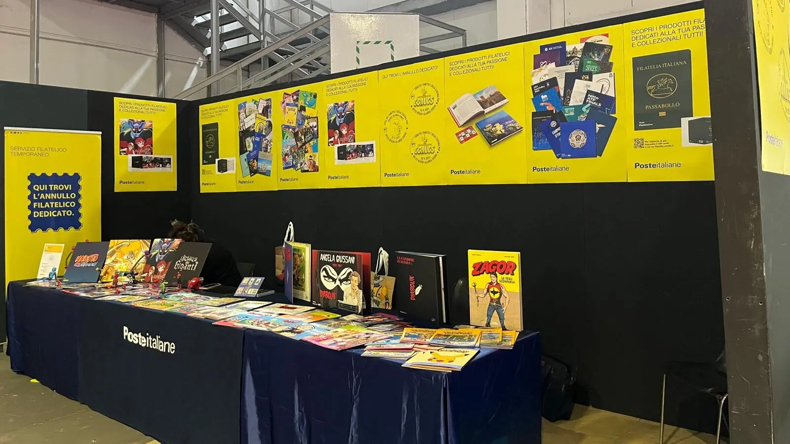 Poste Italiane partecipa al Reggio Calabria Comics con uno stand filatelico