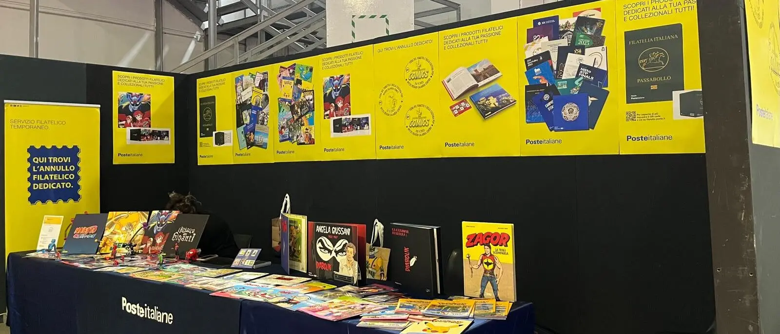 Poste Italiane partecipa al Reggio Calabria Comics con uno stand filatelico