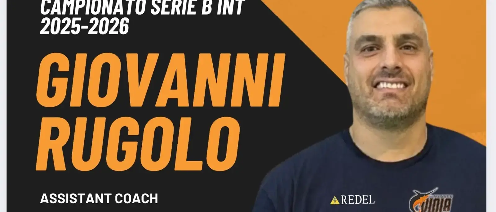 Reggio, Giovanni Rugolo entra nello staff tecnico della Redel Viola come assistant coach