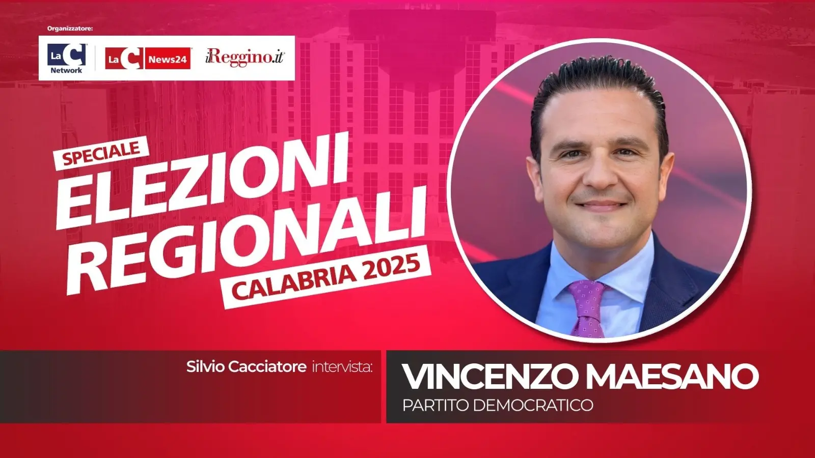 SPECIALE REGIONALI '25 | Vincenzo Maesano: «La Calabria ha bisogno di servizi e infrastrutture, non di promesse» - VIDEO