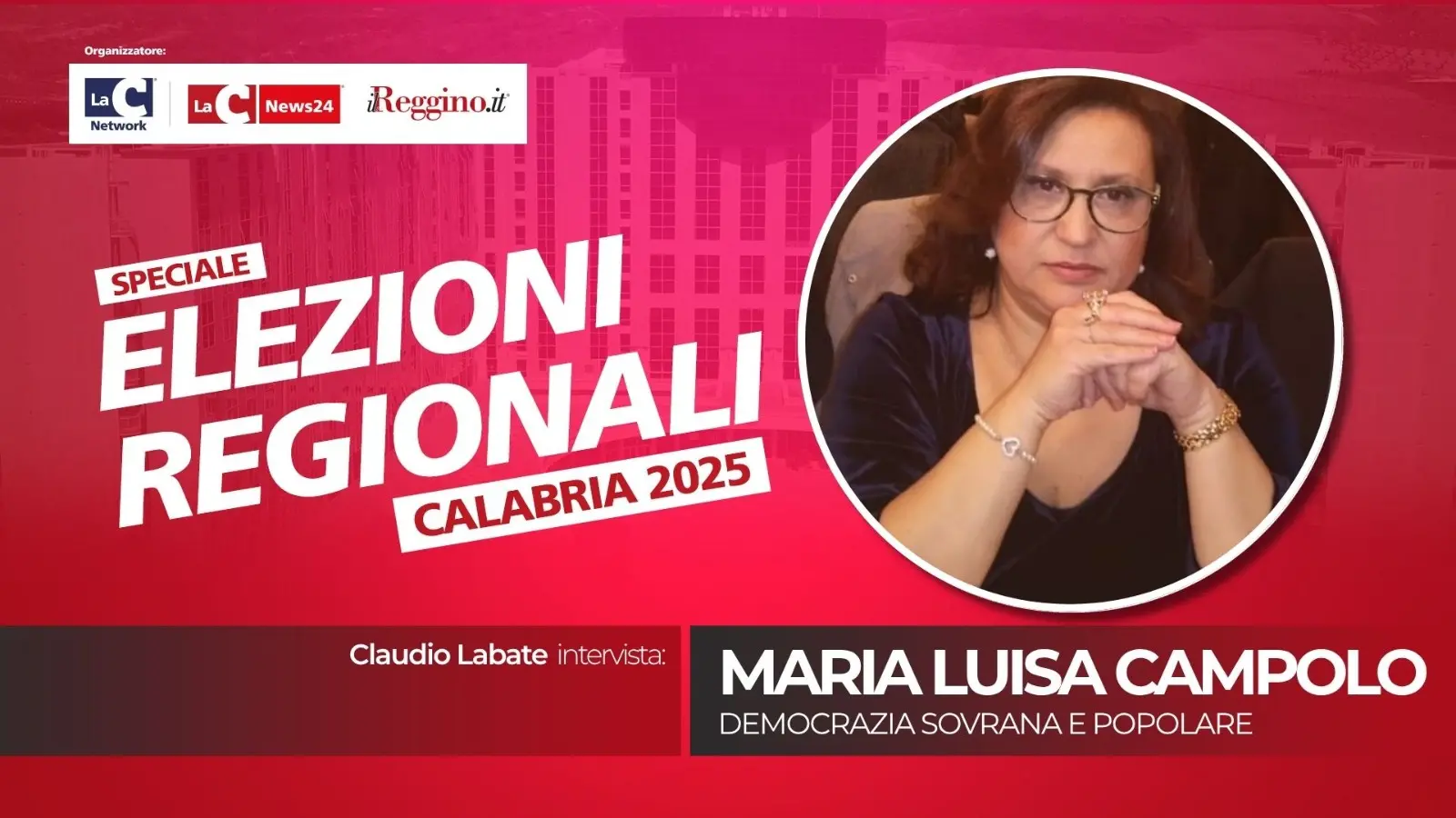 SPECIALE REGIONALI ’25 | Campolo e la ricetta di Dsp per invertire la rotta: «Ascoltare le persone per crescere insieme»