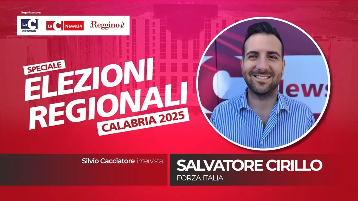 SPECIALE REGIONALI '25 | Salvatore Cirillo: «La Calabria non è più la stessa di quattro anni fa, con Occhiuto presidente continueremo a crescere» - VIDEO