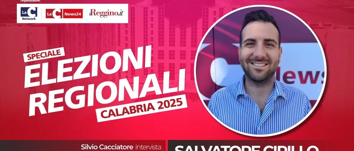 SPECIALE REGIONALI '25 | Salvatore Cirillo: «La Calabria non è più la stessa di quattro anni fa, con Occhiuto presidente continueremo a crescere» - VIDEO