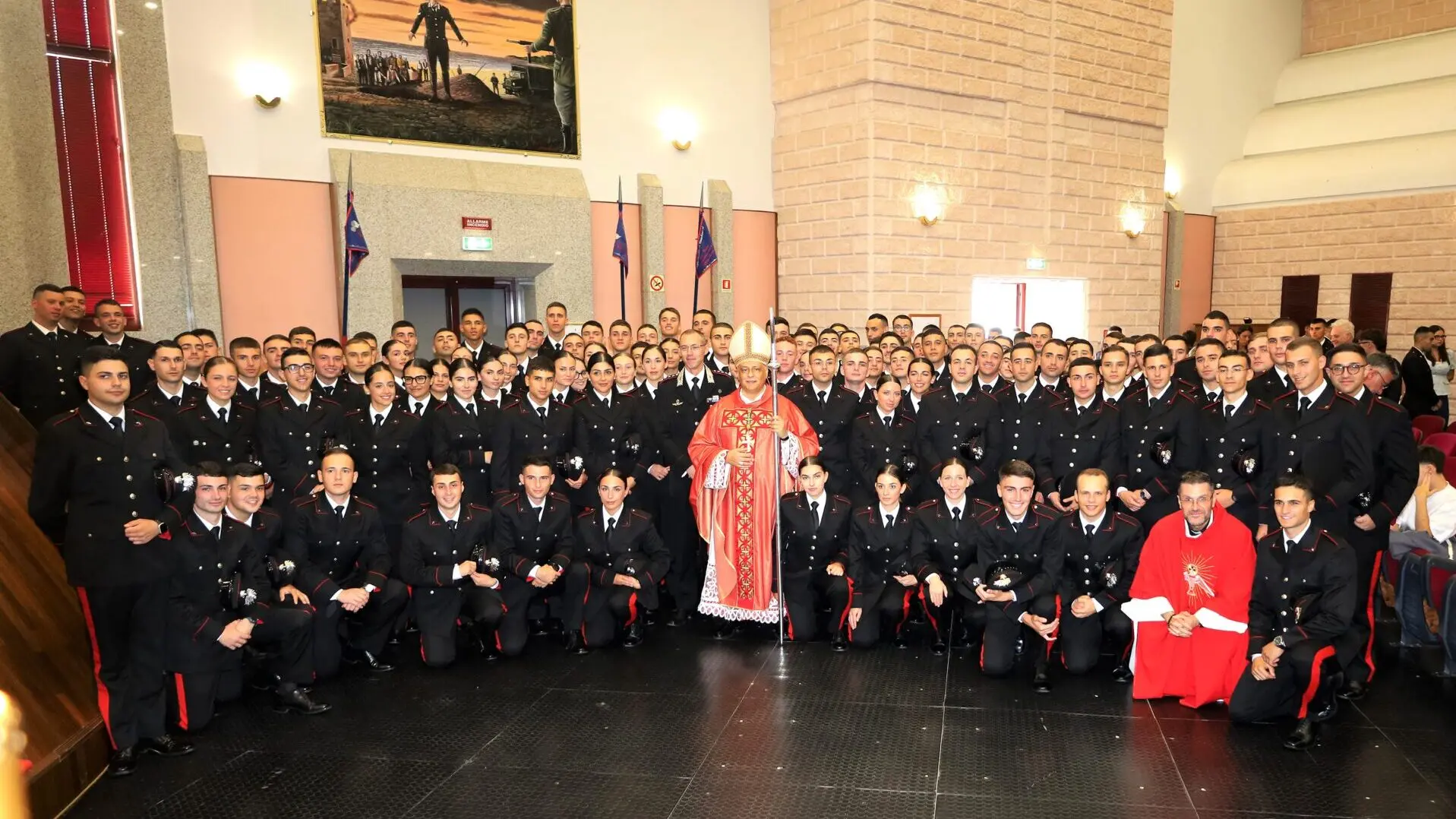 Reggio, celebrate le cresime alla Scuola Allievi Carabinieri