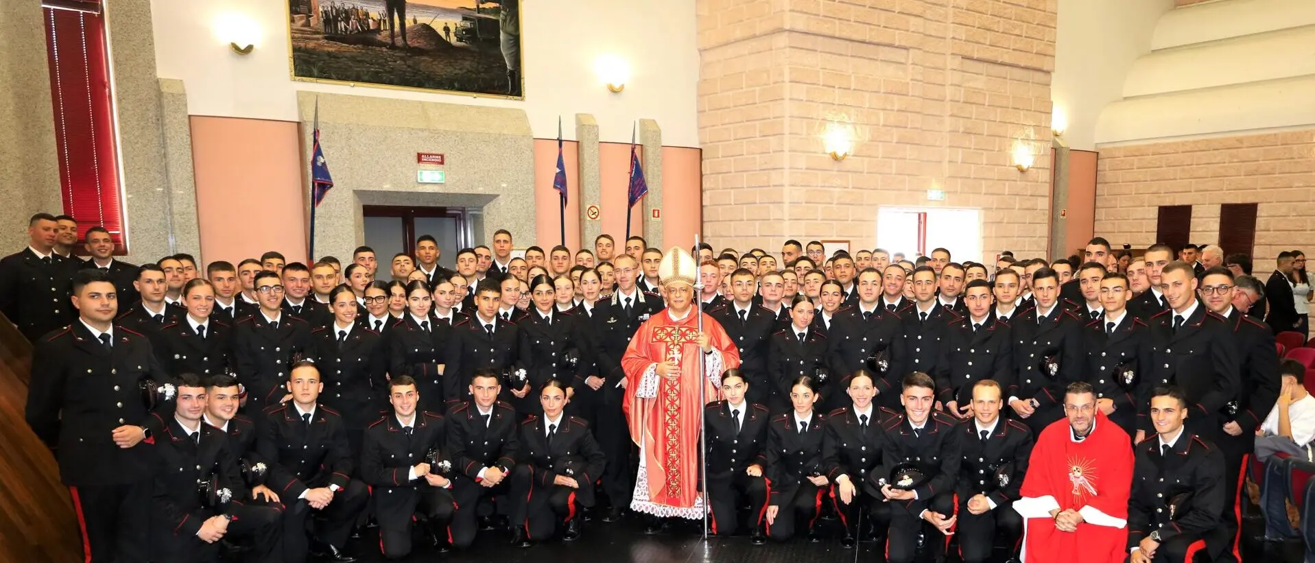 Reggio, celebrate le cresime alla Scuola Allievi Carabinieri