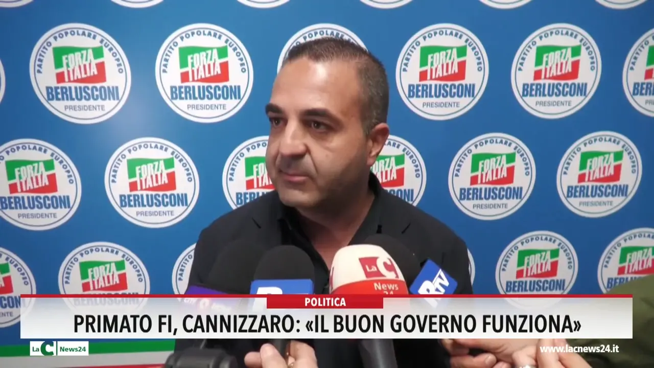 Alle Regionali Calabria primato per Fi, Cannizzaro: «Il buon Governo funziona»