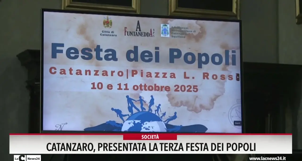 Catanzaro, presentata la terza Festa dei popoli