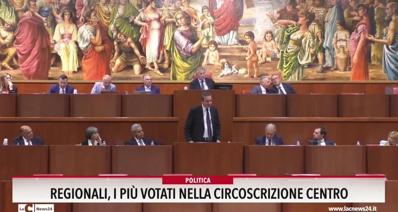 Regionali, i più votati nella circoscrizione Centro