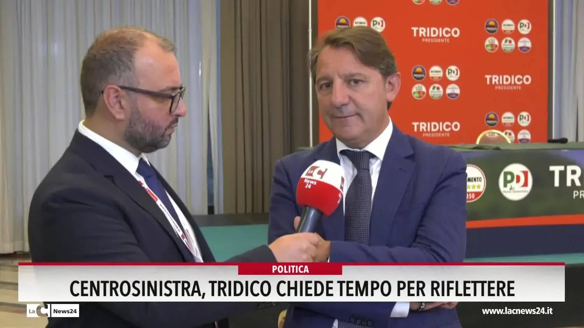 Centrosinistra, Tridico chiede tempo per riflettere