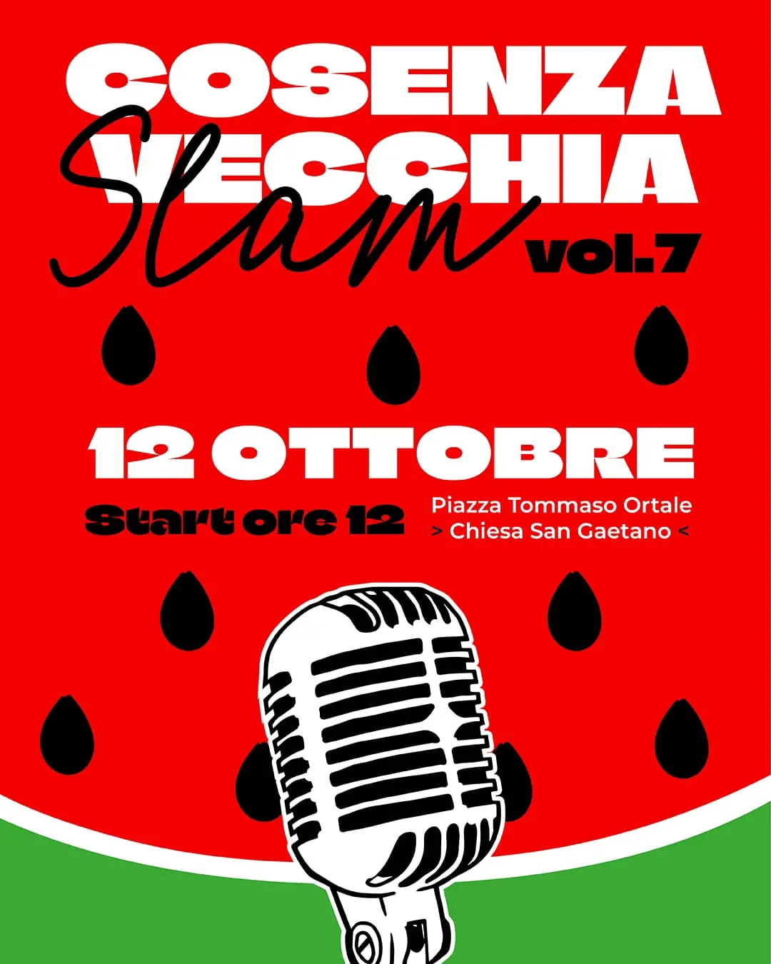 Cosenza Vecchia Slam torna nel centro storico. Focus sulla questione palestinese