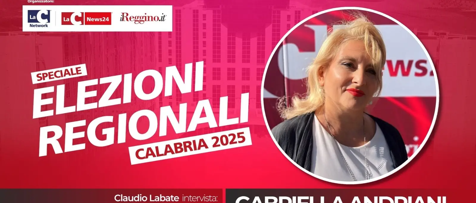 SPECIALE REGIONALI 25 | Andriani crede in Casa riformista: «Portiamo avanti principi e i valori radicati in partiti storici» - VIDEO