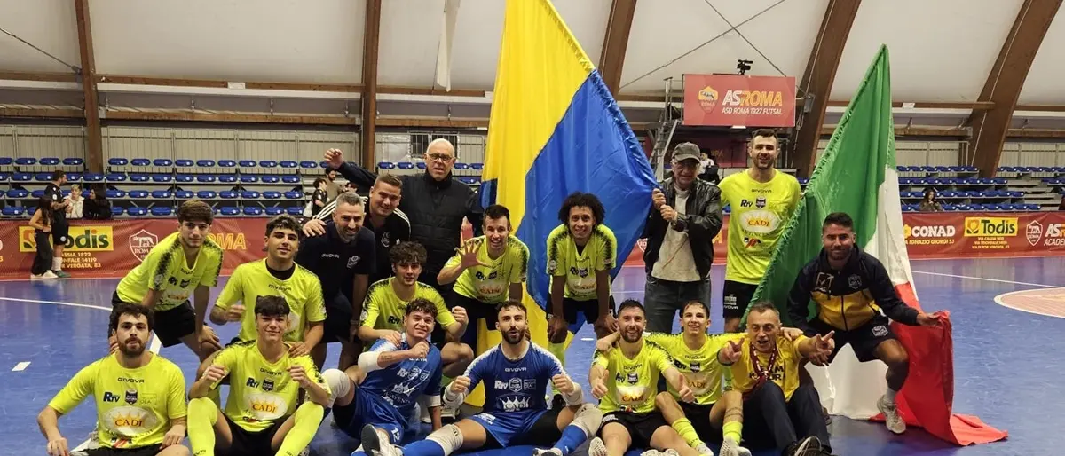 Cadi antincendi Futura vince a Roma: il match termina 2 a 5