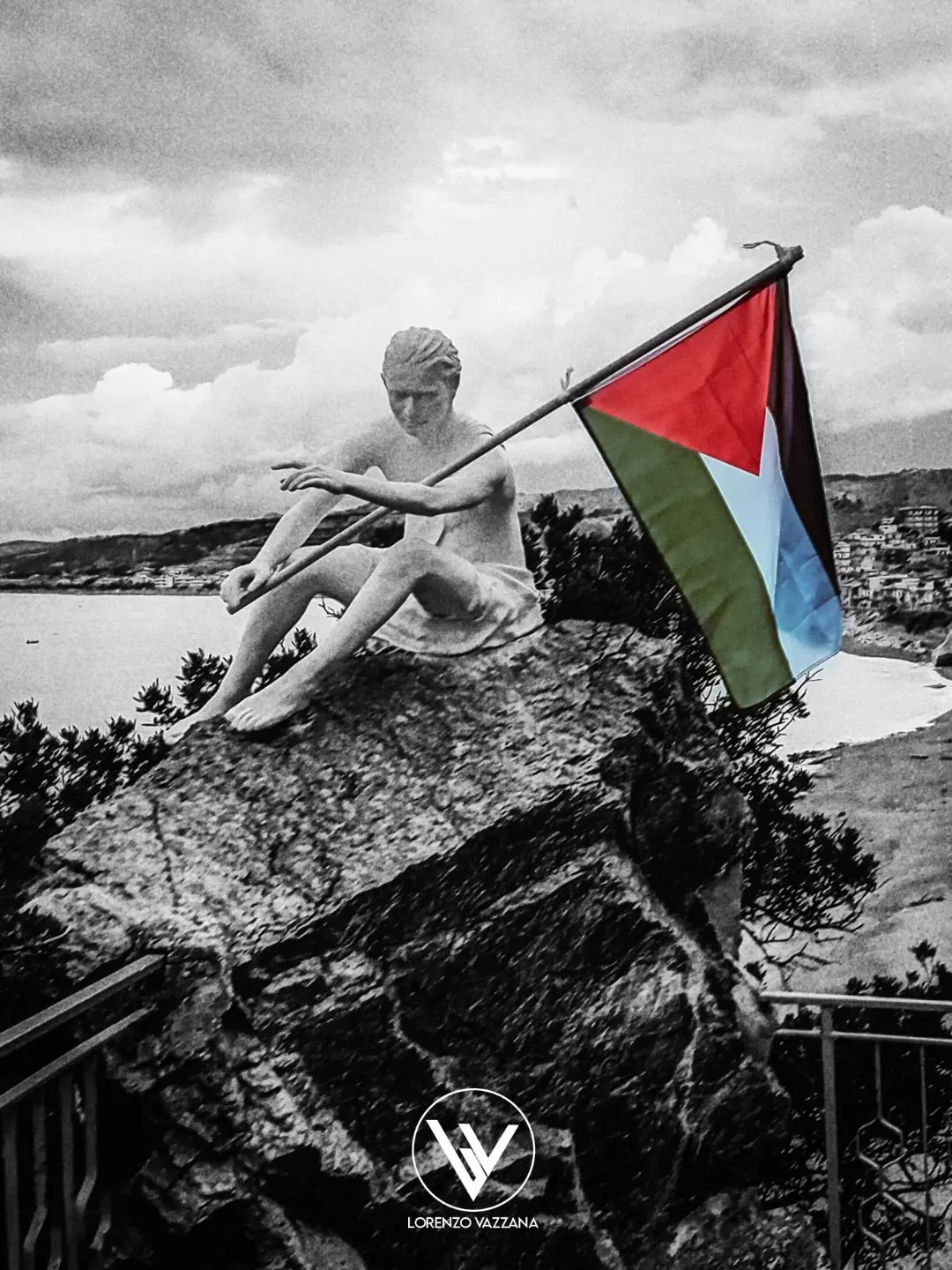 LA FOTO DEL GIORNO | Il volo di Icaro per la Palestina