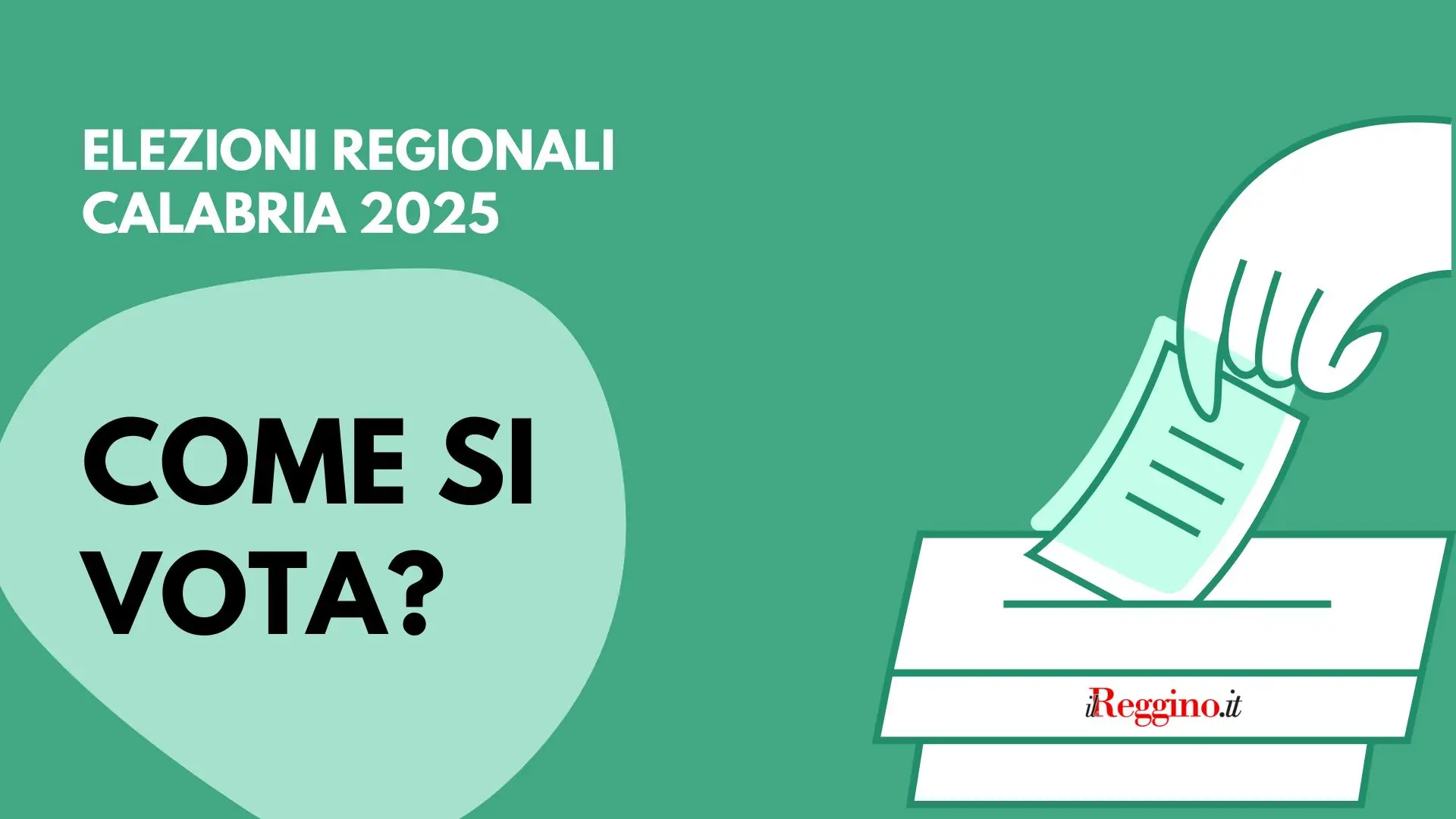 Elezioni regionali in Calabria, ecco come si vota: la guida semplice per non sbagliare - VIDEO