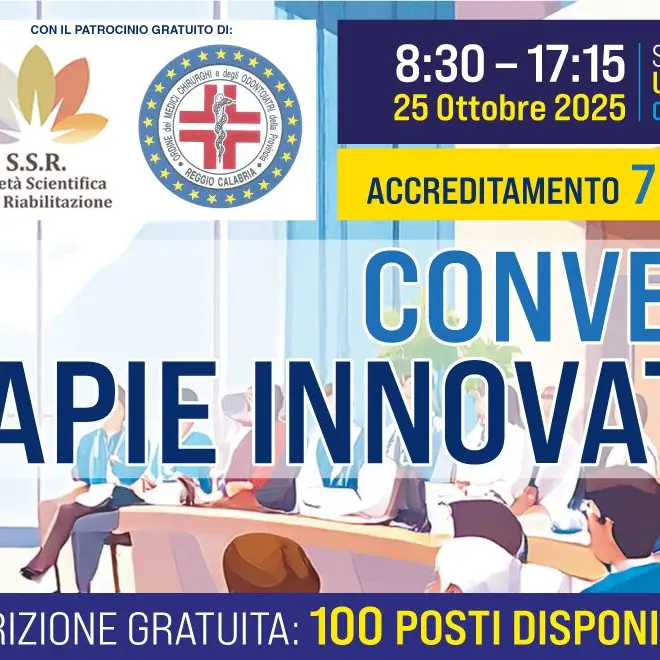 Riabilia investe nella sanità: il 25 ottobre a Cittanova il convegno “Terapie Innovative”