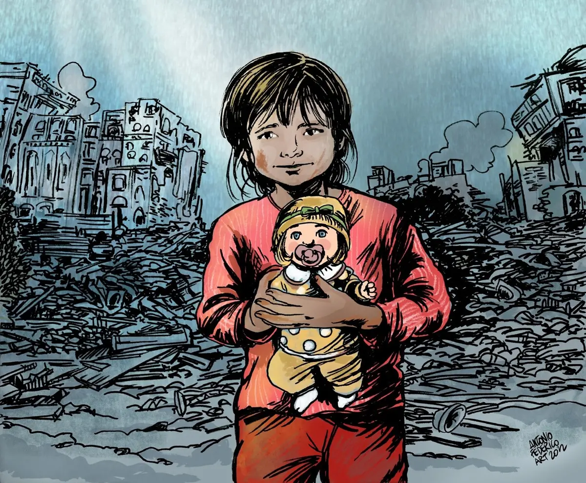 Buonanotte Gaza: l'Umanità illustrata di Antonio Federico avvicina gli eventi alla nostra coscienza -VIDEO