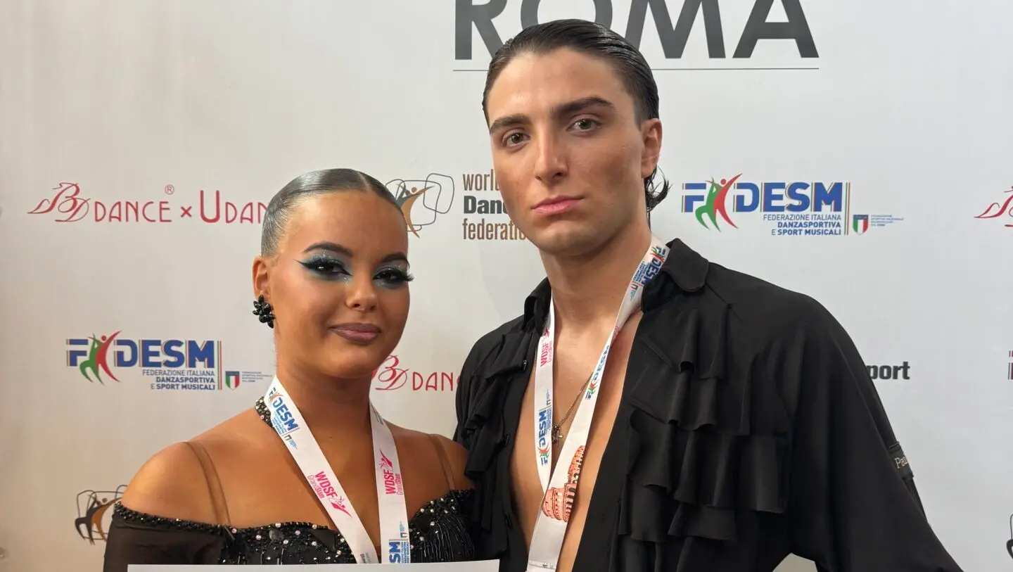 I ballerini reggini Amodeo e Campagner in finale agli Internazionali di Danza Sportiva al Foro Italico