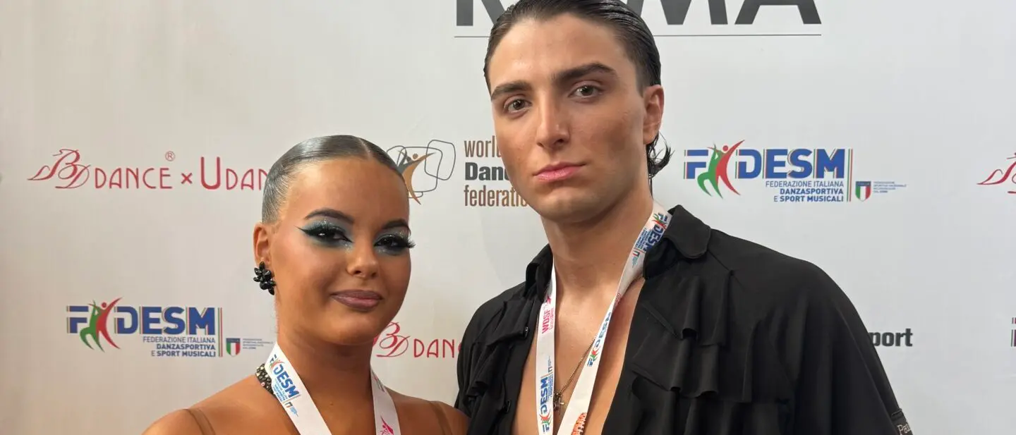 I ballerini reggini Amodeo e Campagner in finale agli Internazionali di Danza Sportiva al Foro Italico