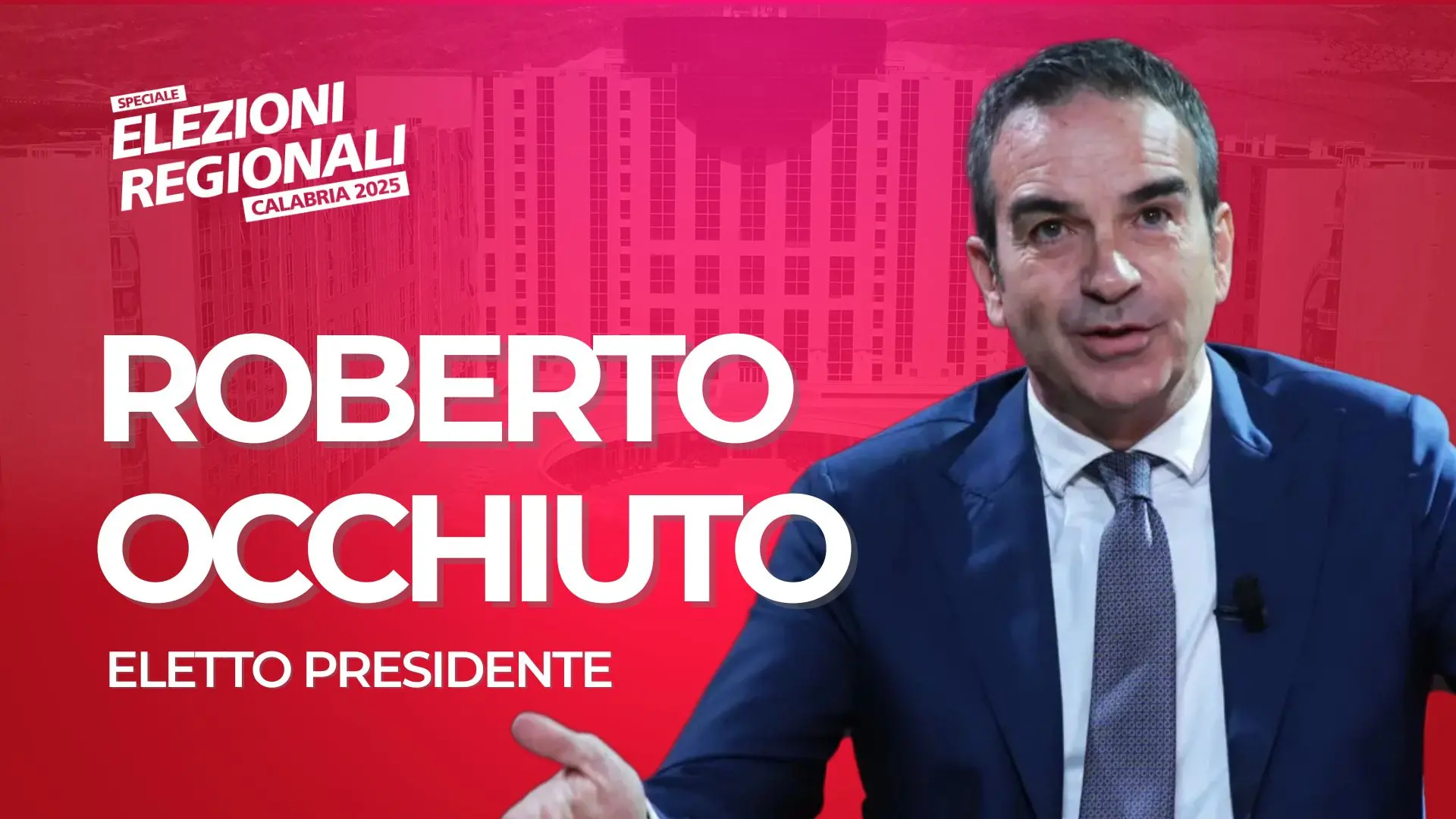 Regionali Calabria, Roberto Occhiuto rieletto Presidente