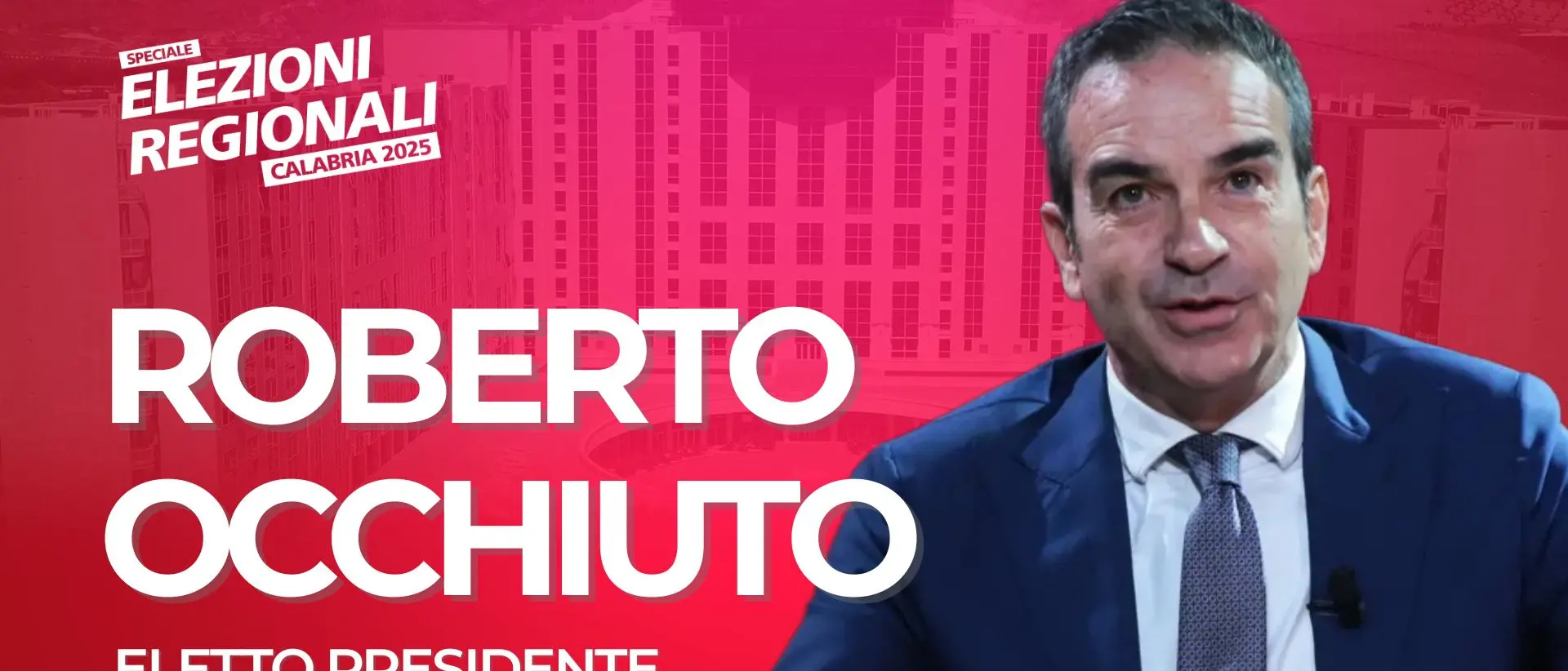 Regionali Calabria, Roberto Occhiuto rieletto Presidente
