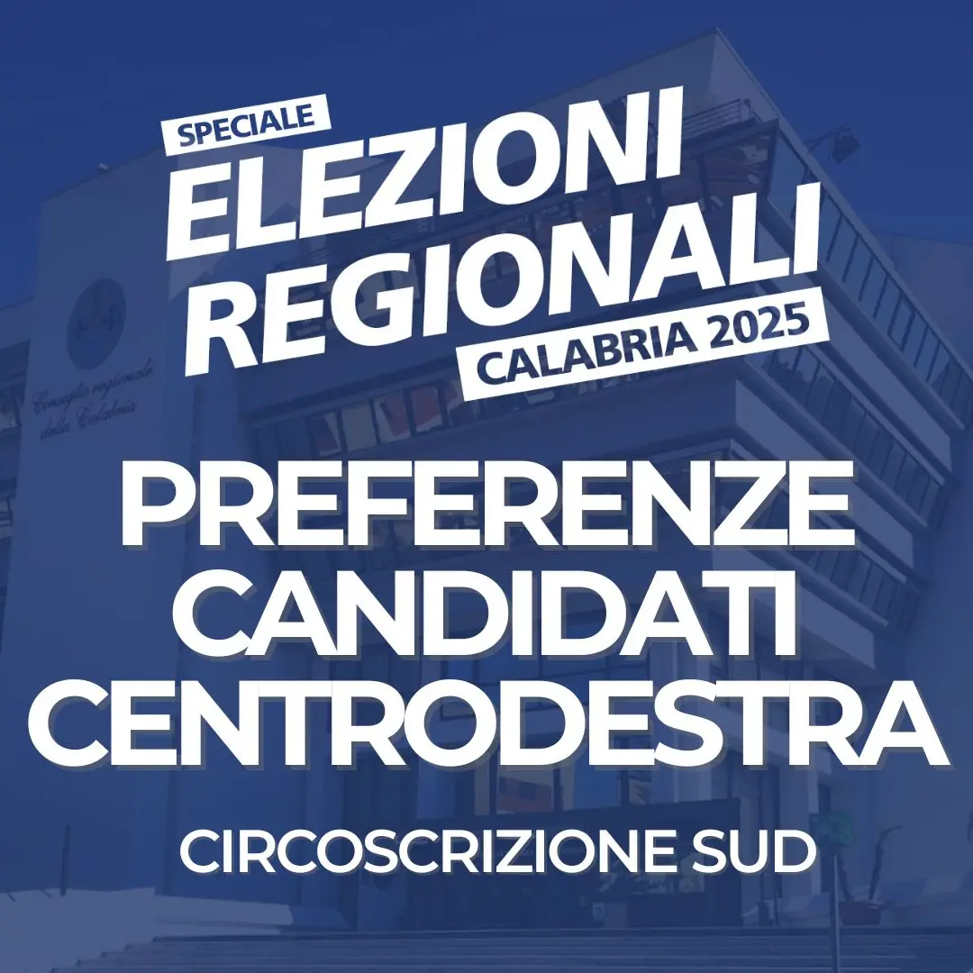 Regionali 2025, risultati e preferenze circoscrizione Sud per il centrodestra di Occhiuto