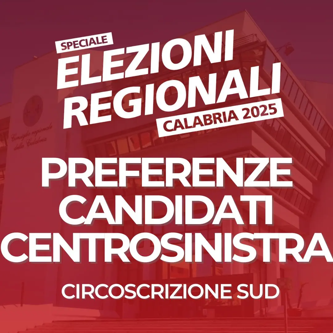 Regionali 2025, risultati e preferenze circoscrizione Sud per il centrosinistra di Tridico