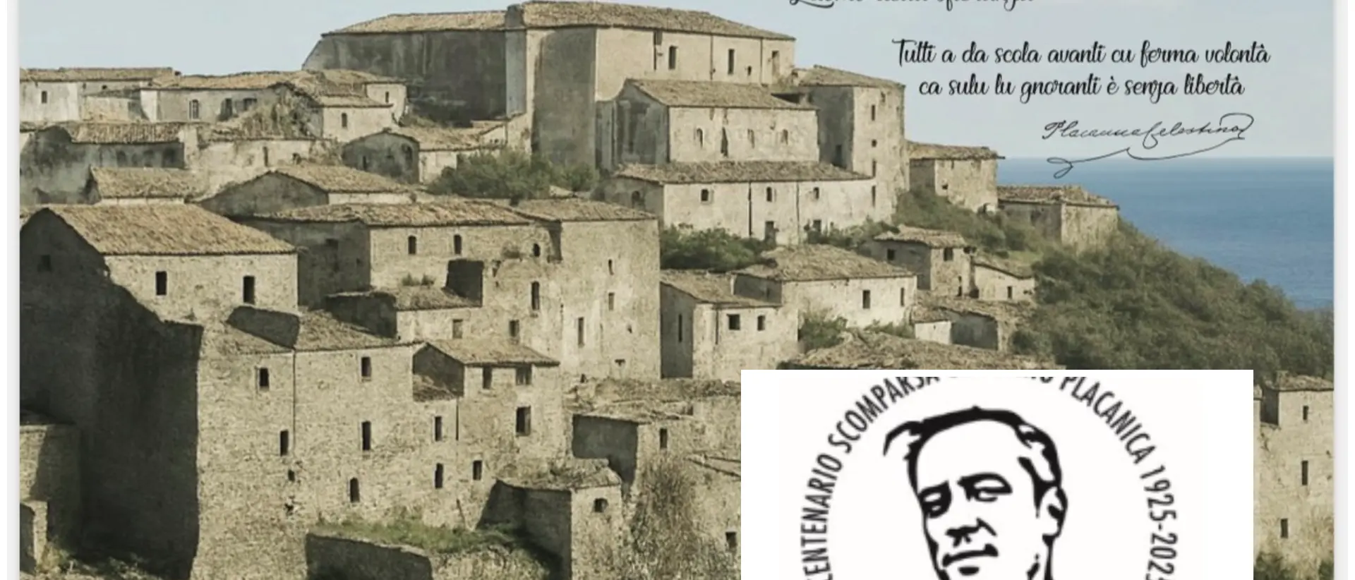 A Monasterace un annullo filatelico e una cartolina per il centenario della scomparsa di Celestino Placanica