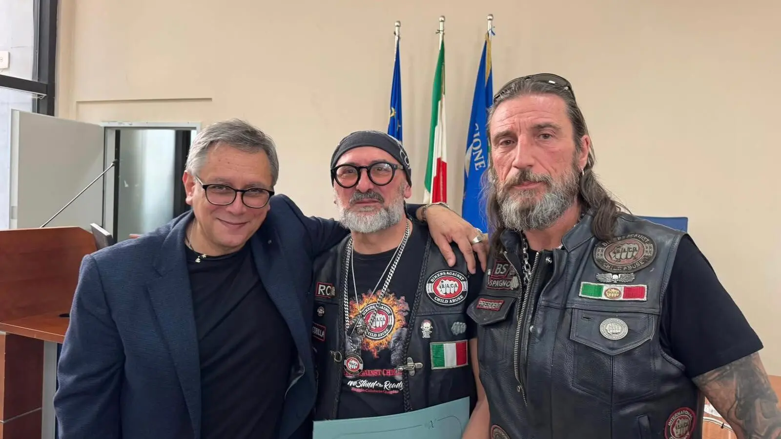 Il garante Marziale conferisce il patrocinio permanente ai B.A.C.A., motociclisti “di scorta” ai bambini abusati: «Ultimo atto della mia legislatura»