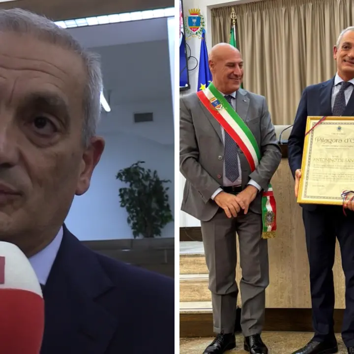 Crotone: il premio Pitagora d’oro al questore Antonio De Santis, volto «nobile e silenzioso dello Stato»