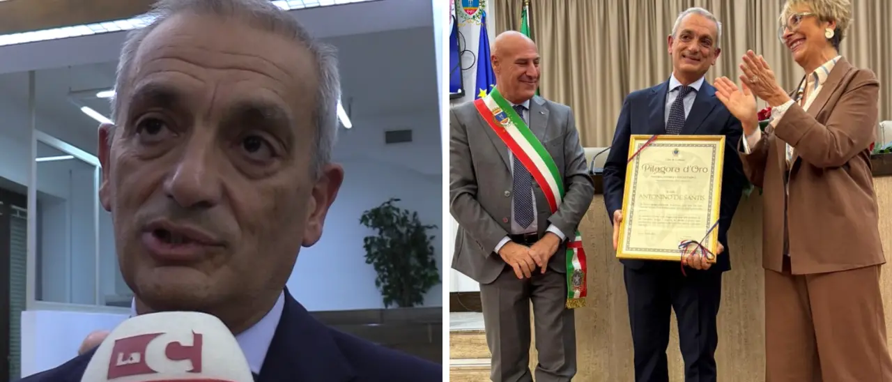 Crotone: il premio Pitagora d’oro al questore Antonio De Santis, volto «nobile e silenzioso dello Stato»
