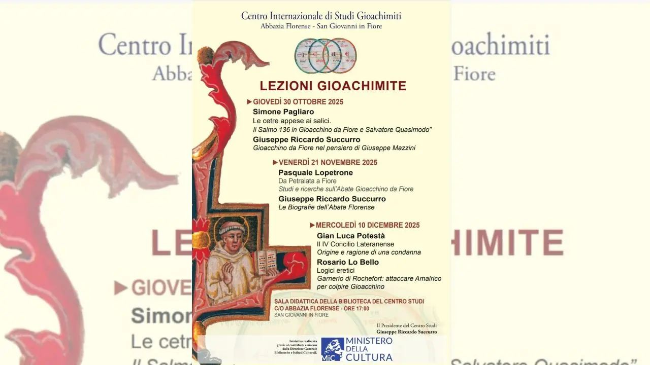Locandina Lezioni Gioachimite