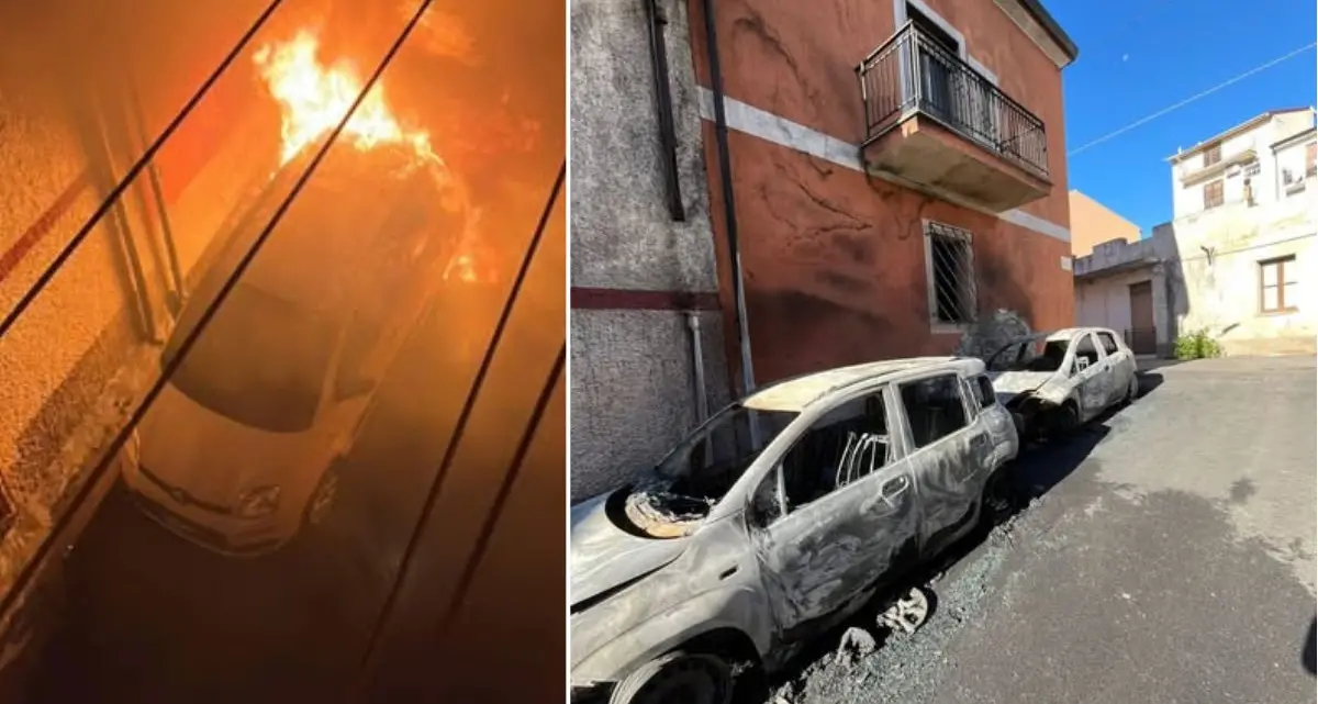 Villapiana, due auto in fiamme nella notte: appartengono ai genitori del presidente del Consiglio comunale