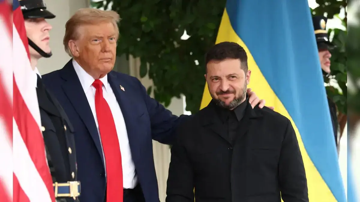 <p>Trump e Zelensky - foto di repertorio</p>\\n
