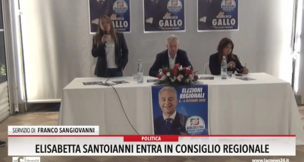 Elisabetta Santoianni entra in Consiglio regionale