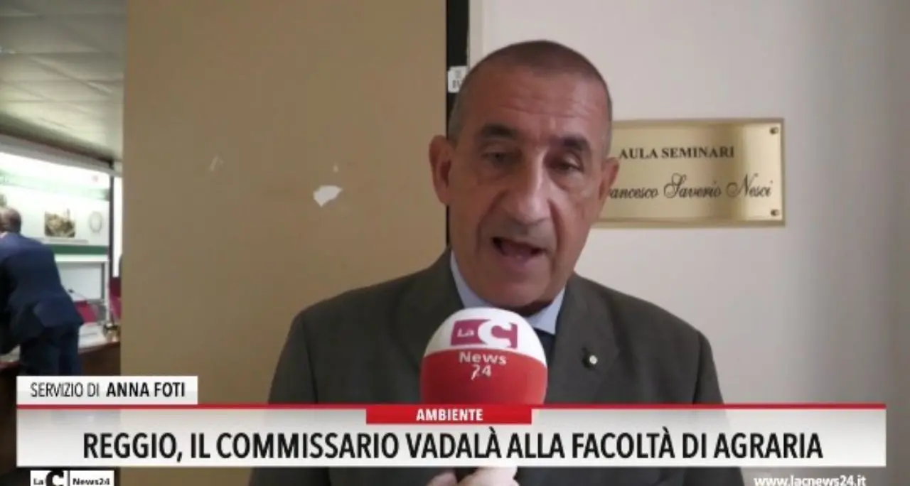 Reggio, il commissario Vadala alla Facoltà di Agraria