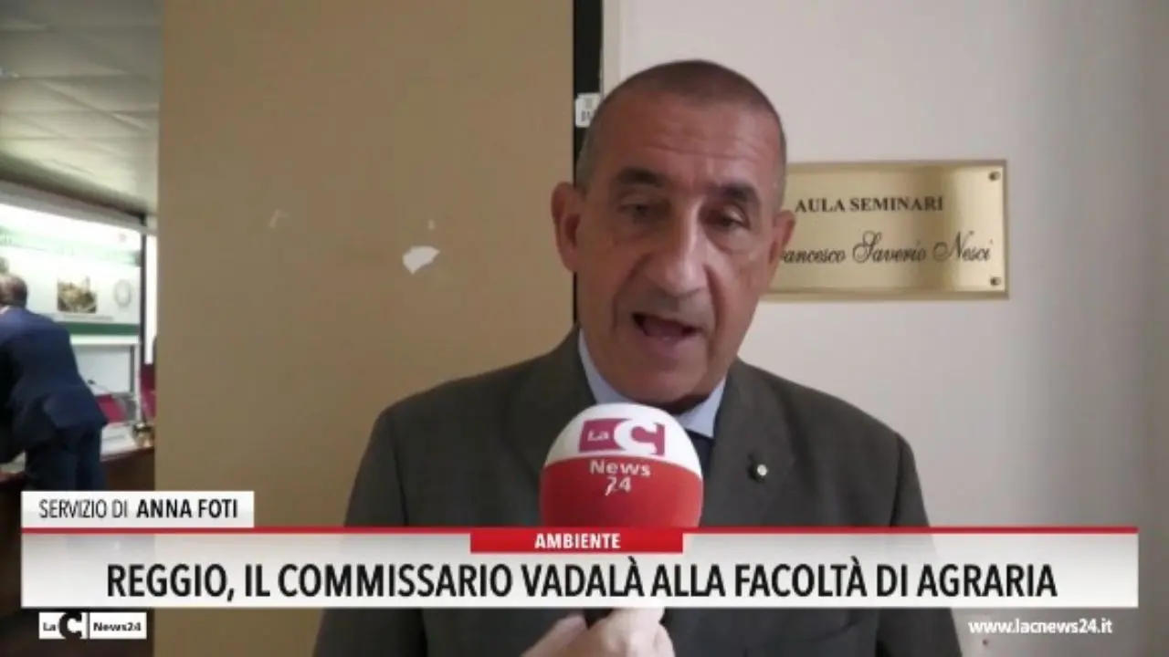 Reggio, il commissario Vadala alla Facoltà di Agraria
