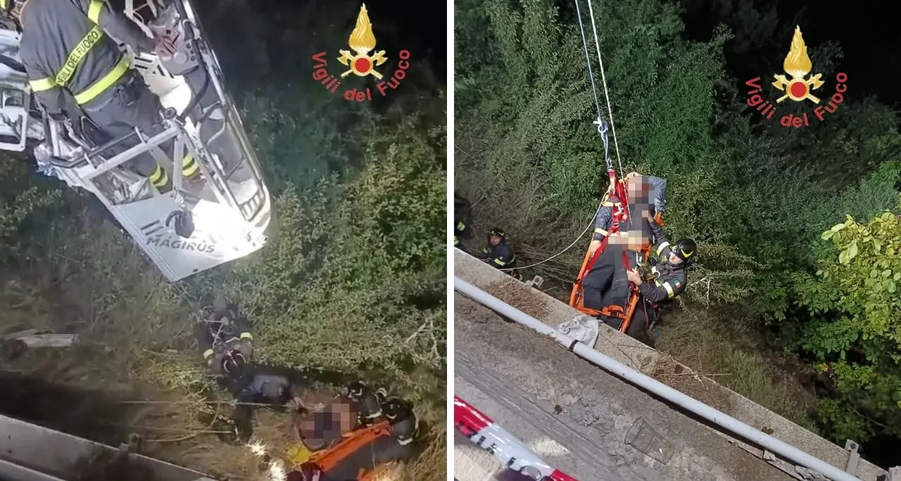Cosenza, la Festa dell’Uva rischia di trasformarsi in tragedia: uomo precipita da un muretto alto cinque metri\n