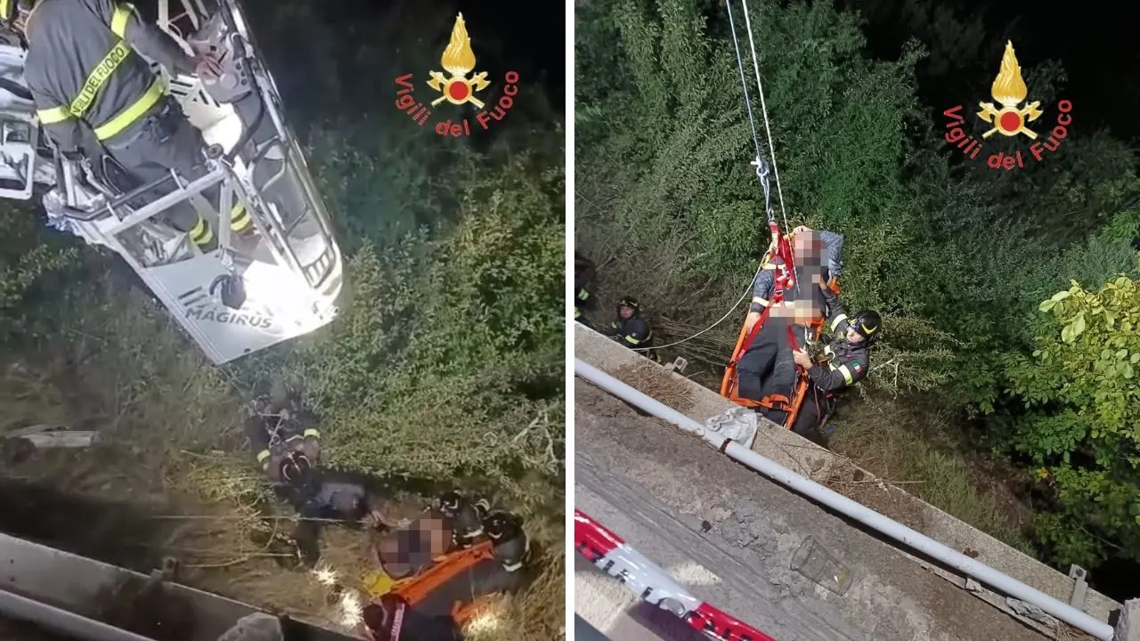 Cosenza, la Festa dell’Uva rischia di trasformarsi in tragedia: uomo precipita da un muretto alto cinque metri\n