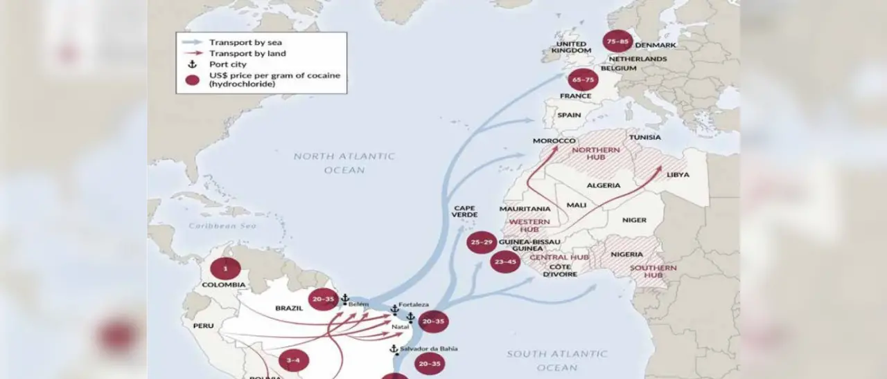 La nuova “via africana” della cocaina: la ’ndrangheta perde il monopolio ma resta\u00A0garante del traffico verso l’Europa\n